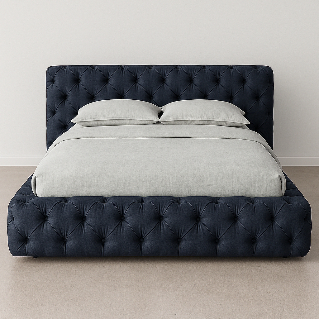 Chesterfield Sleigh Bed