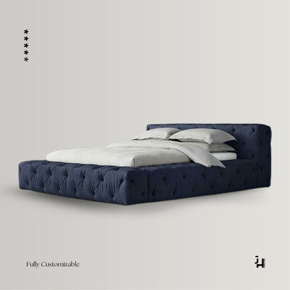 Chesterfield Sleigh Bed