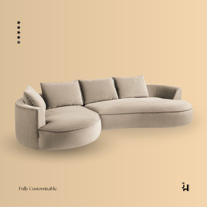 Venice Velvet Settee