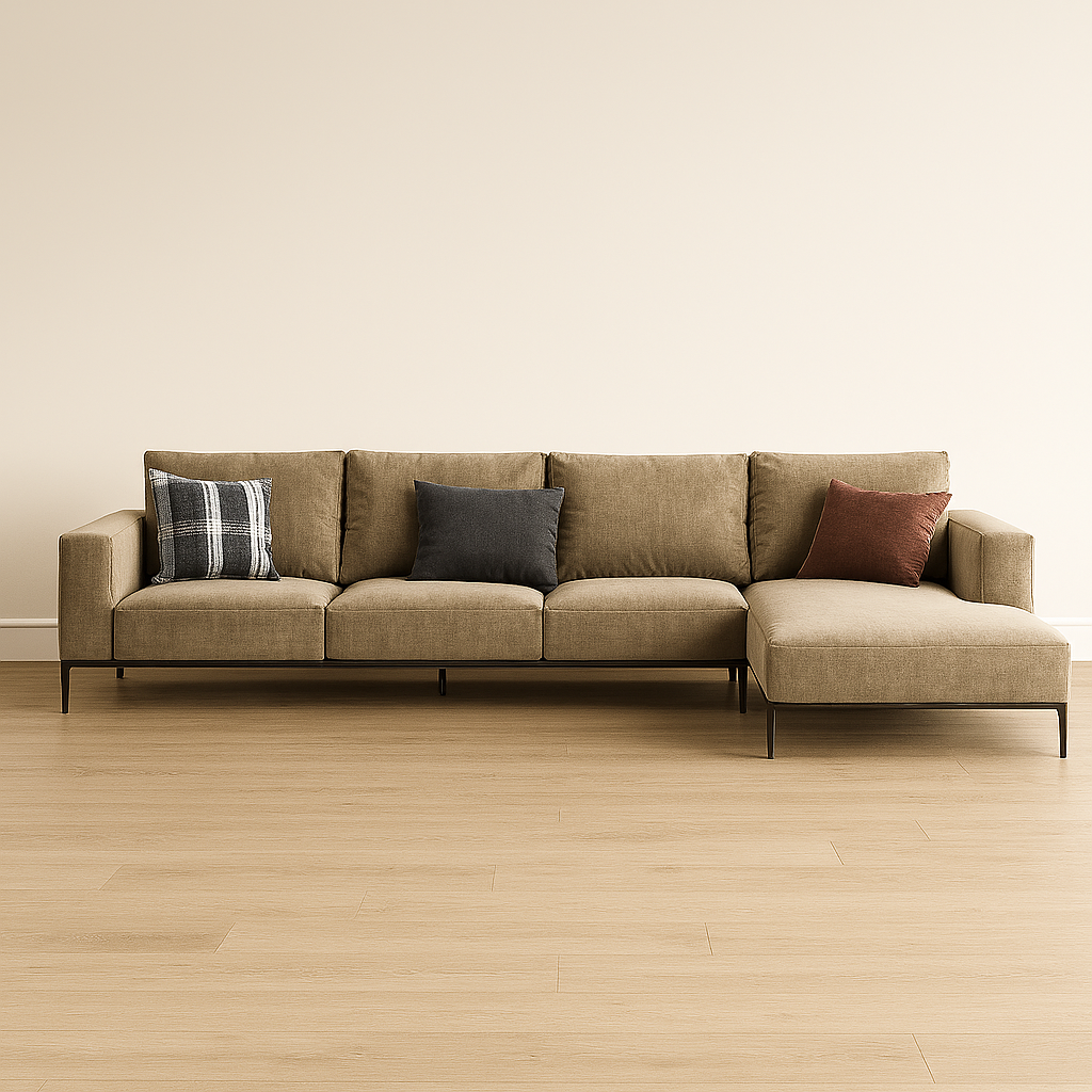 London Lush L-Shaped Couch